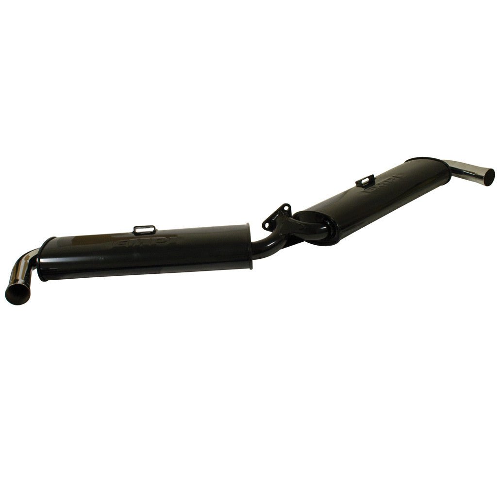 Empi 3667 Black Dual Muffler Only For Empi 3682 Header, Vw Bus - Moore Parts