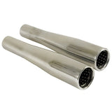 Empi 3693 Tapered Baffled Tail Pipe Exhaust Tips For Stock vw Bug Mufflers, Pair - Moore Parts