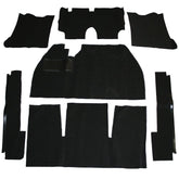 Empi 3911 Black 7 Piece Carpet Kit Vw Bug / Beetle 1969 - 1972, No Foot Rest - Moore Parts
