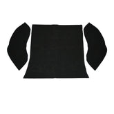 Empi 3914 Black 3 Piece Rear Cargo Well Carpet Kit Vw Bug / Beetle 1958 - 1964 - Moore Parts