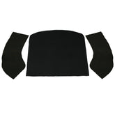 Empi 3997 Black 3 Piece Rear Cargo Well Carpet Kit Vw Convertible Bug 1956 - 1972 - Moore Parts