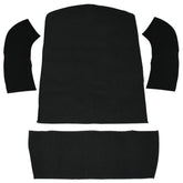 Empi 3998 Black 4 Piece Rear Cargo Well Carpet Kit Vw Convertible Bug 1973 - 1979 - Moore Parts