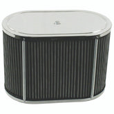 Empi 43 - 6006 Chrome Oval Air Cleaner IDF Weber/Empi HPMX 5 - 1/2" X 9" X 6" - Moore Parts