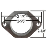 Empi 43 - 6056 Chrome 6" Tall Velocity Stacks Weber IDF, HPMX, Dellorto, Pair - Moore Parts