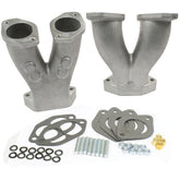 Empi 45 - 1035 AS - CAST Stage 2 Match Ported Tall Manifolds W/NOS Boss Dual Weber IDF - HPMX - Moore Parts