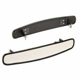 Empi 4587 Black 13 - 5/8" Convex Rear View Mirror & Hardware, UTV Sandrail, Buggy - Moore Parts