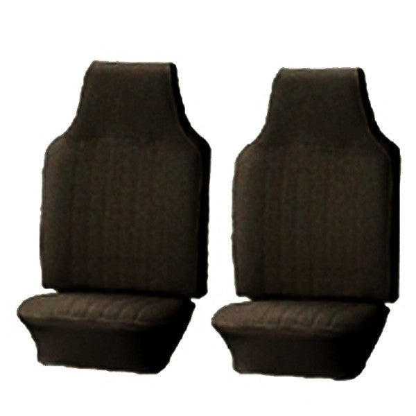 Empi 4638 Vw Bug Black Vinyl Seat Covers / Full Set Front - Rear 1968 - 1969 - Moore Parts