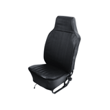 Empi 4641 Vw Bug Black Vinyl Seat Covers / Full Set Front - Rear 1974 - 1976 - Moore Parts