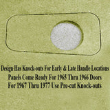 Empi 4854 Black Vinyl VW Beetle Door Panels W/ Pockets 1965 - 1977, Set Of 4 - Moore Parts