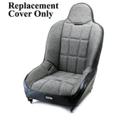 Empi 62 - 2750 - 7 Race Trim Hi - Back Seat Cover Only - Grey Cloth/Black Vinyl - Moore Parts