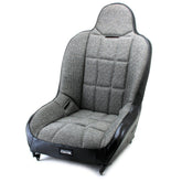 Empi 62 - 2750 Race Trim Suspension Hi - Back Seat - Grey Cloth / Black Vinyl - Moore Parts