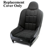 Empi 62 - 2751 - 7 Race Trim Hi - Back Seat Cover Only - Black Cloth/Black Vinyl - Moore Parts