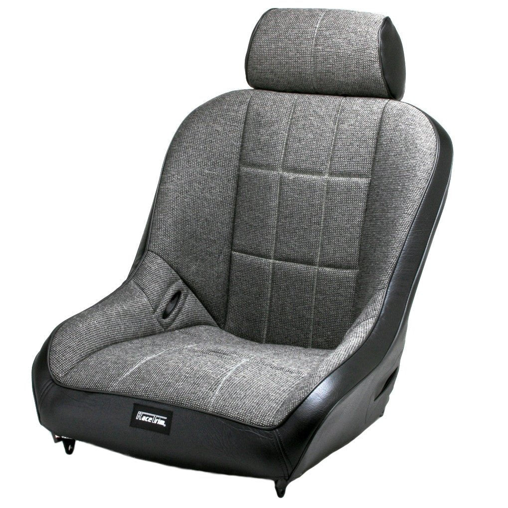 Empi 62 - 2766 Race Trim Suspension Lo - Back Seat - Grey Cloth/Black Vinyl - Moore Parts