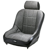 Empi 62 - 2766 Race Trim Suspension Lo - Back Seat - Grey Cloth/Black Vinyl - Moore Parts