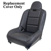 Empi 62 - 2777 - 7 Race Trim Suspension Hi - Back Seat Cover Only, Black Vinyl/Carbon - Moore Parts
