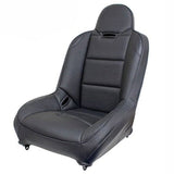 Empi 62 - 2777 Race Trim Suspension Hi - Back Seat - Black Vinyl/Carbon Vinyl - Moore Parts