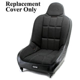 Empi 62 - 2794 - 7 Race Trim X - Wide Hi - Back Seat Cover Only - Black Cloth/Black Vinyl - Moore Parts