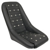 Empi 62 - 2881 Race Trim Roadster Style Lo - Back Seat - Black Vinyl With Vents - Moore Parts