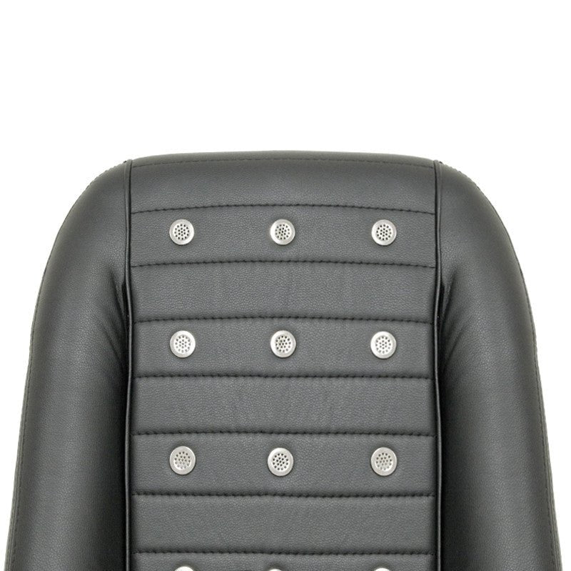 Empi 62 - 2881 Race Trim Roadster Style Lo - Back Seats - Black Vinyl With Vents, Pair - Moore Parts