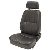 Empi 62 - 2960 Black Vinyl Reclining Low Back Bucket Seat W/Headrest, Left Side - Moore Parts