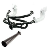 Empi 7320 Black 1 - 5/8" Merged Racing Exhaust With Stinger, Vw Bug Sedan - Moore Parts