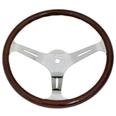 Empi 79 - 4022 - 7 Classic Vw Bug Steering Wheel 15" Dark Wood 23mm Grip - Moore Parts