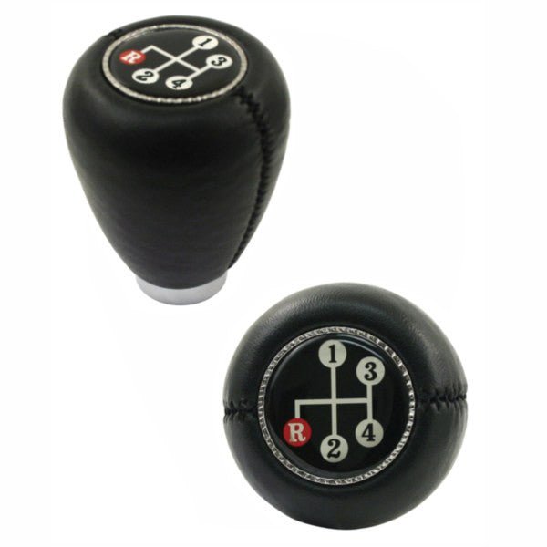 Empi 79 - 4640 Black Vinyl Vw Bug Shift Knob With Vw 4 Speed Pattern - Moore Parts