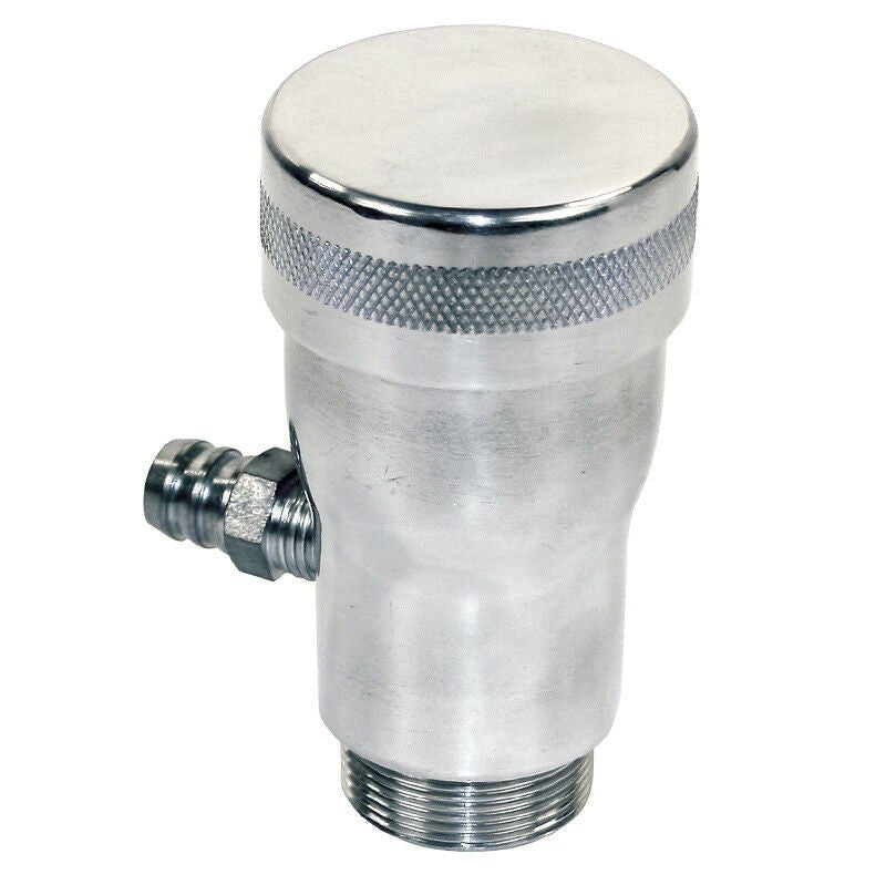 Empi 7904 Polished Vented Vw Oil Filler w/Screw On Cap/Fits Air - cooled Vw Engine - Moore Parts