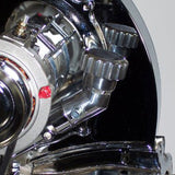 Empi 7912 Aluminum Angled Vw Bug Oil Filler With Grooved Screw On Cap - Moore Parts