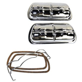 Empi 8905 Chrome Stock Clip On Valve Cover Kit - Vw Engine 1600cc - 2275cc Pair - Moore Parts