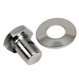 Empi 9118 Chrome Vw Crankshaft Pulley Bolt & Washer X - Long For Bolt - In Sand - Seal - Moore Parts