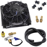 Empi 9292 Mesa 72 Plate Oil Cooler/Electric Fan Kit W/Fan Thermostat, Hose - Moore Parts