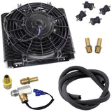 Empi 9293 Mesa 96 Plate Oil Cooler/Electric Fan Kit W/Fan Thermostat, Hose - Moore Parts