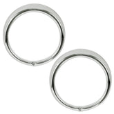Empi 9479 Chrome Headlight Rings, Vw Bug, Vw Bus, Type 3 Vw Squareback, Pair - Moore Parts