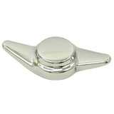 Empi 9620 Chrome Wheel Center Knock - Offs / 2 Spoke Spinners, Set Of 4 - Moore Parts