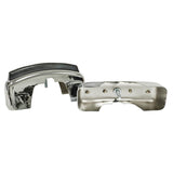 Empi 98 - 0750 Vw Bug Bumper Guard With Notch For Rubber Strip 1968 - 73 Pair - Moore Parts