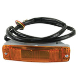 Empi 98 - 1071 Amber Turn Signal Light F/Chrome Front Bumper Vw Bug 1968 - 73, Pair - Moore Parts