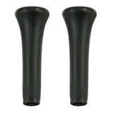 Empi 98 - 2091 Vw Bug Black Door Lock Knobs. Ghia, Bus, Type 3 Vw's, Pair - Moore Parts