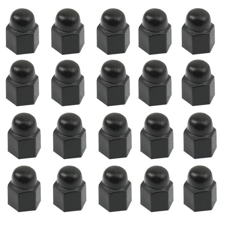 Empi 98 - 6113 Black Lug Bolt Cap. Fits Stock Vw Bug Lug Bolts, Set Of 20 - Moore Parts
