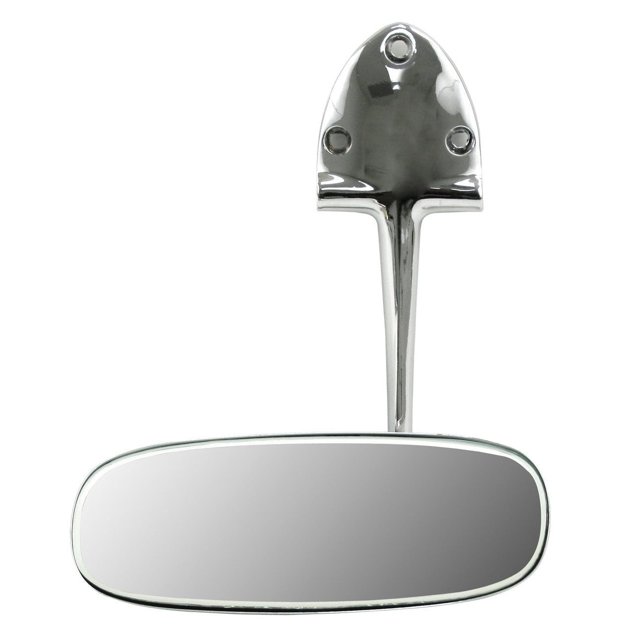 Empi 98 - 8580 Vw Bug Inside Chrome Rear View Mirror W/Sun Visor Holes 1958 - 64 - Moore Parts