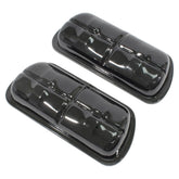 Empi 98 - 9196 - B Stock Black Valve Covers For Vw Bug Ghia Bus, Pair - Moore Parts