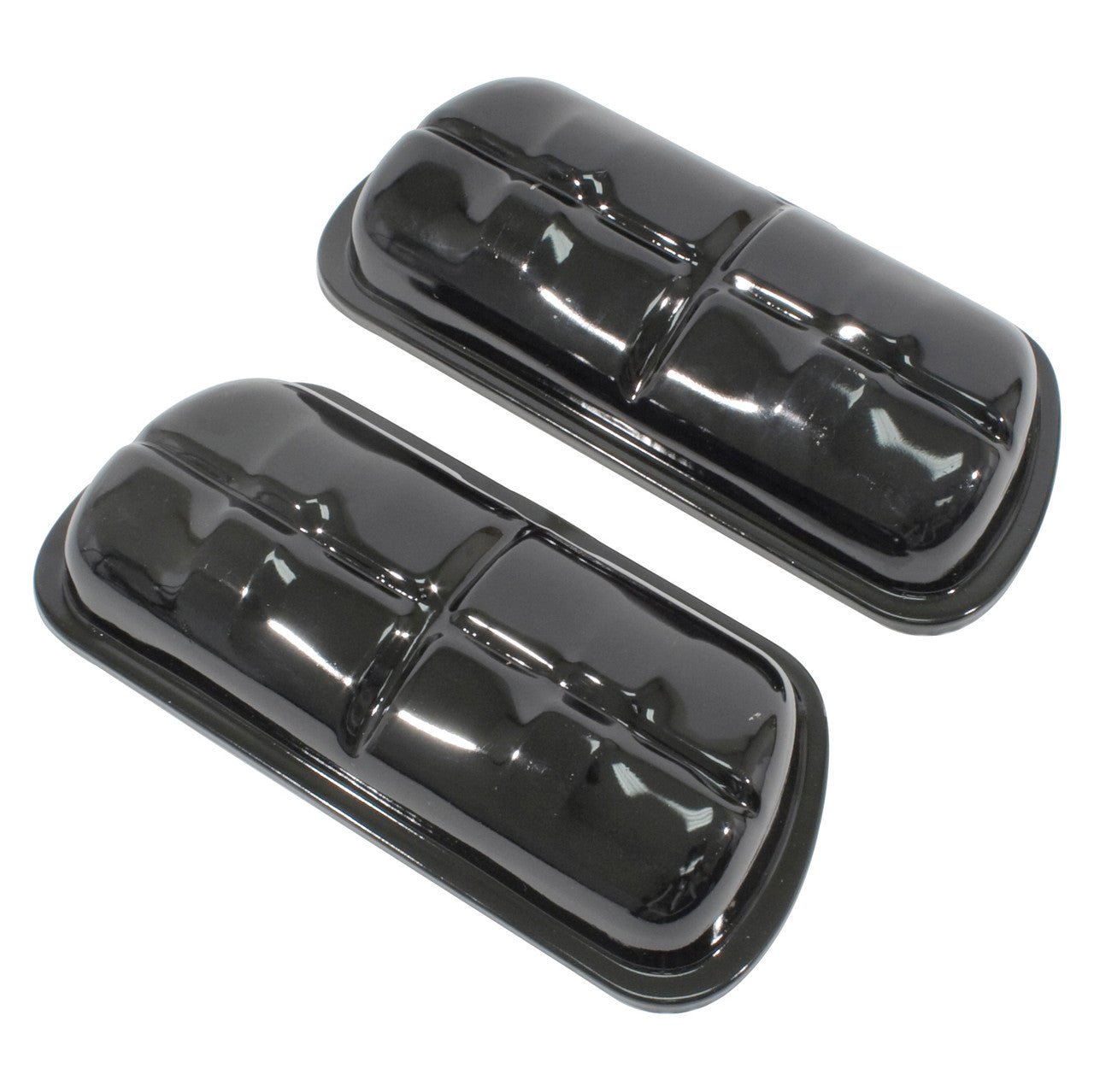 Empi 98 - 9196 Black Stock Clip On Valve Cover Kit - Vw Engine 1600cc - 2275cc Pair - Moore Parts
