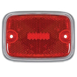 Empi 98 - 9510 Side Marker Lens Type 2 Vw Bus 1970 - 1974, Red/Silver, Each - Moore Parts