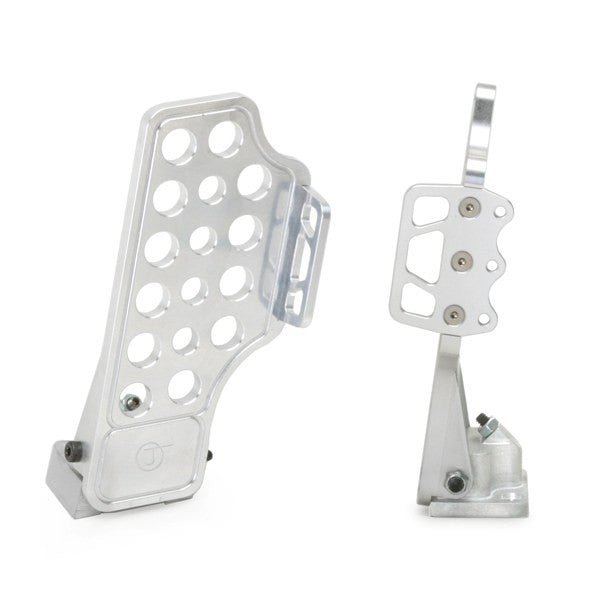 Jamar Performance Silver Pro - X Aluminum Gas Pedal With Round Openings - Moore Parts