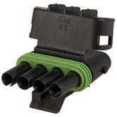K4 4 Circuit Weather Pak Connector Housing (Female Side) USA Made, 10 Pack - Moore Parts