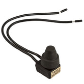 K4 Black Mini Push Button ON / Push - OFF Triple Sealed Switch 12V 10Amp 13 - 132 - Moore Parts