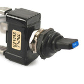 K4 Blue Tip LED Off - On Triple Sealed Switch 12 Volt 30 Amp 13 - 142 - Moore Parts