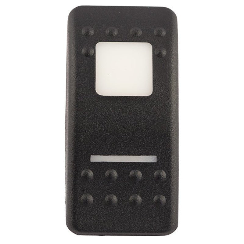 K4 Contura II Hard Touch Black Actuator, W/1 Square White Lens, 1 Bar White Lens - Moore Parts