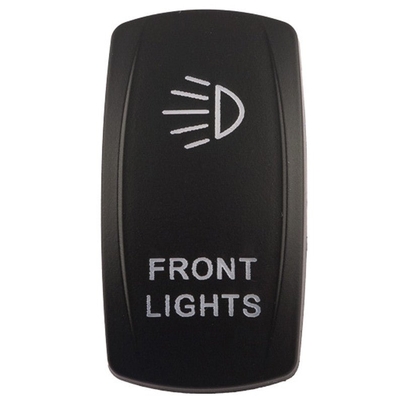 K4 Engraved "FRONT LIGHTS" Contura Switch Actuator For II, III, V Switch Bodies - Moore Parts
