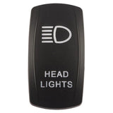 K4 Engraved "HEAD LIGHTS" Contura Switch Actuator For II, III, V Switch Bodies - Moore Parts